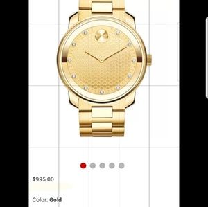 Movado mesh bold GOLD